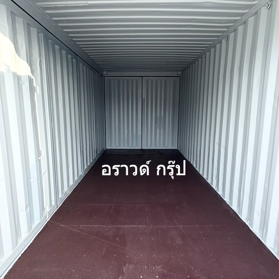ภาพผลงานเต็มหน้าจอ: ผลงานปรับปรุงและทำสีตู้คอนเทนเนอร์สีน้ำเงิน